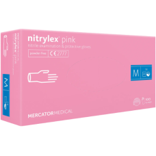 Рукавички нітрилові NITRYLEX рожеві Рукавички нітрилові NITRYLEX рожеві